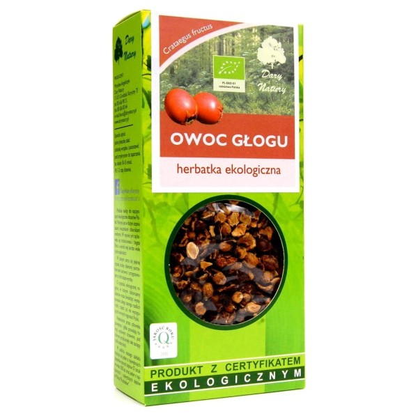 BIO Owoc głogu 100 gramów Dary Natury