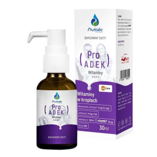 PRO® ADEK witaminy w kroplach Avitale 30 ml suplement diety
