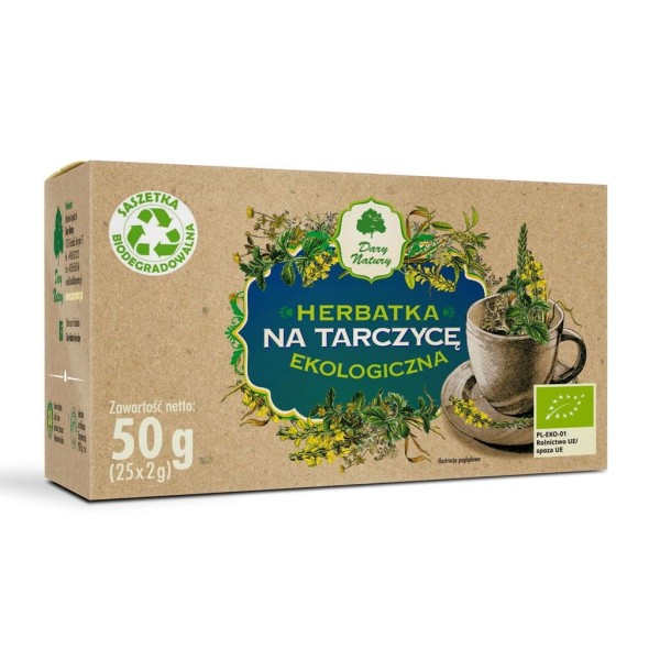 BIO Herbatka w saszetkach na tarczycę Dary Natury 25 x 2 G (50 g)