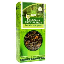 BIO Herbatka polecana przy alergii Dary Natury 50 gramów