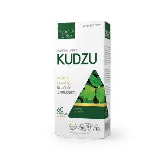 KUDZU EKSTRAKT 60 kapsułek Medica Herbs suplement diety