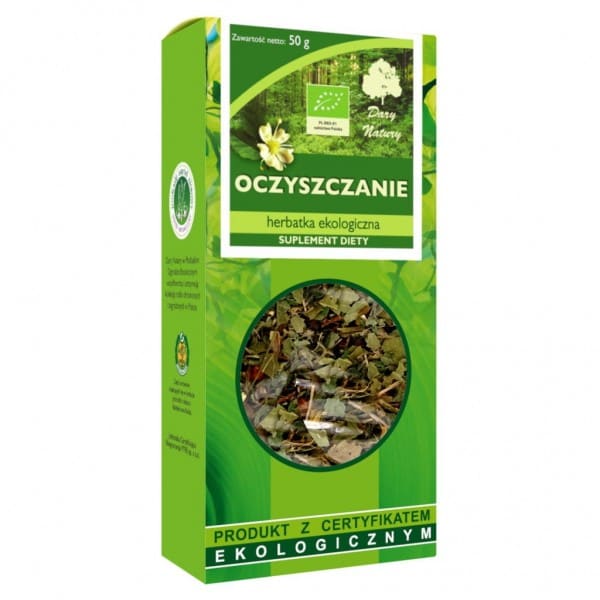 BIO Herbatka oczyszczająca 50 gramów Dary Natury