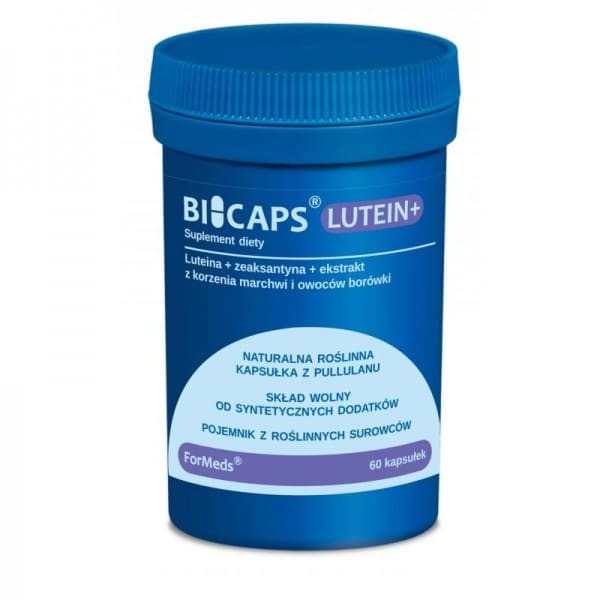 BICAPS® LUTEIN+ (luteina+) 60 kapsułek Formeds suplement diety