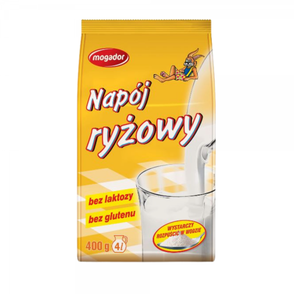 Napój ryżowy w proszku bezglutenowy Mogador 400 g