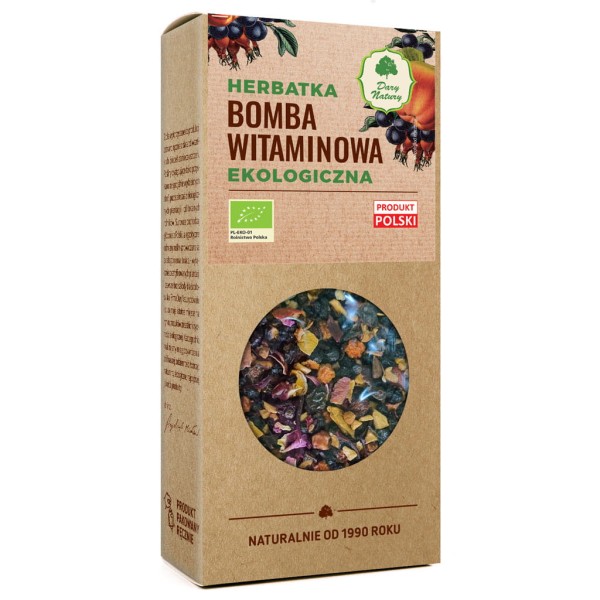 BIO Herbatka Bomba WITAMINOWA Dary Natury 100 g