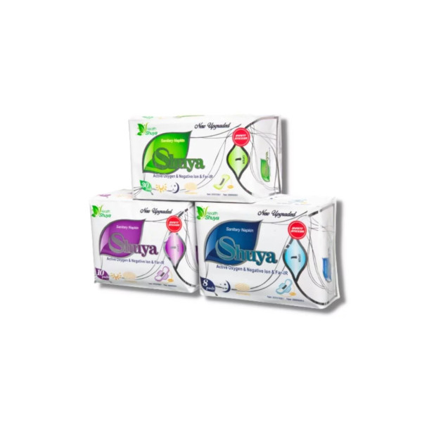 Zestaw Shuya Health - podpaski dzienne, nocne i wkładki