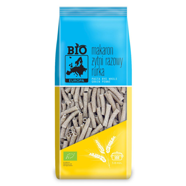 BIO makaron żytni razowy rurki 400 g BIO Planet