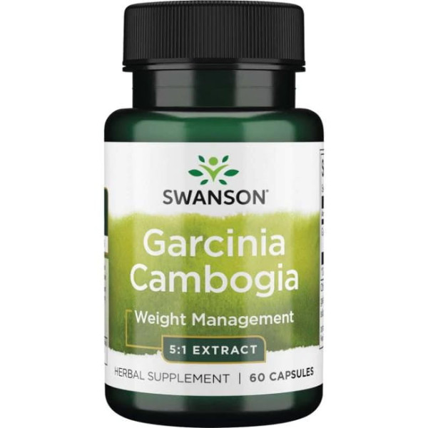 Garcinia Cambogia Swanson 80 mg - 60 kapsułek suplement diety