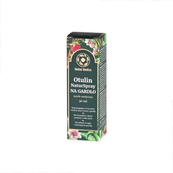 Otulin naturalny spray na gardło Herbal Medica - suplement diety 30 ml