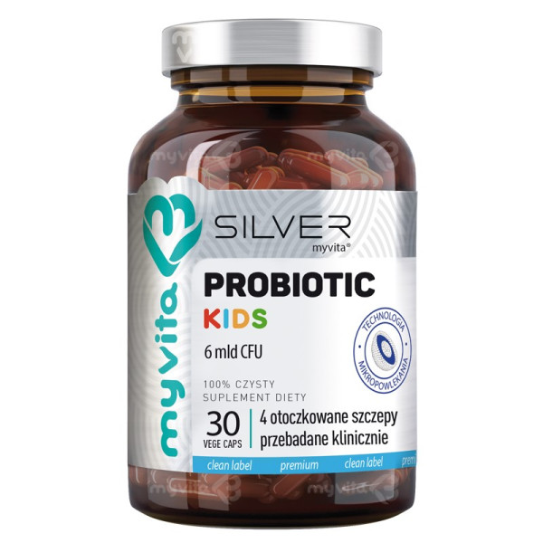 Probiotic Kids 6 mld CFU Suplement diety 30 kaps MYVITA SILVER