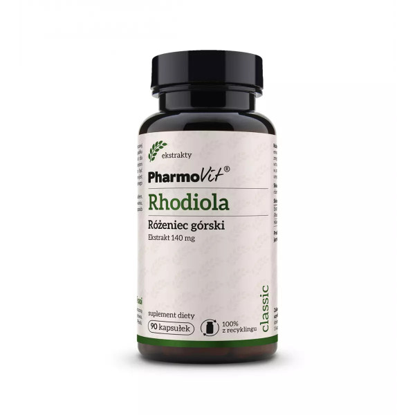 Rhodiola Różeniec Górski 4:1 140 mg Pharmovit 90 kapsułek