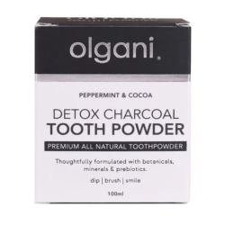 Proszek do zębów Detox Charcoal - Wybielająca 100 ml Olgani