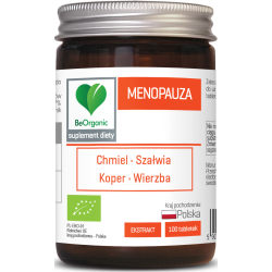 Menopauza BIO 450 mg x 100 tabletek BeOrganic suplement diety