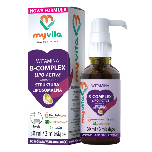 MyVita Witamina B-Complex Lipo-Active - krople 30ml