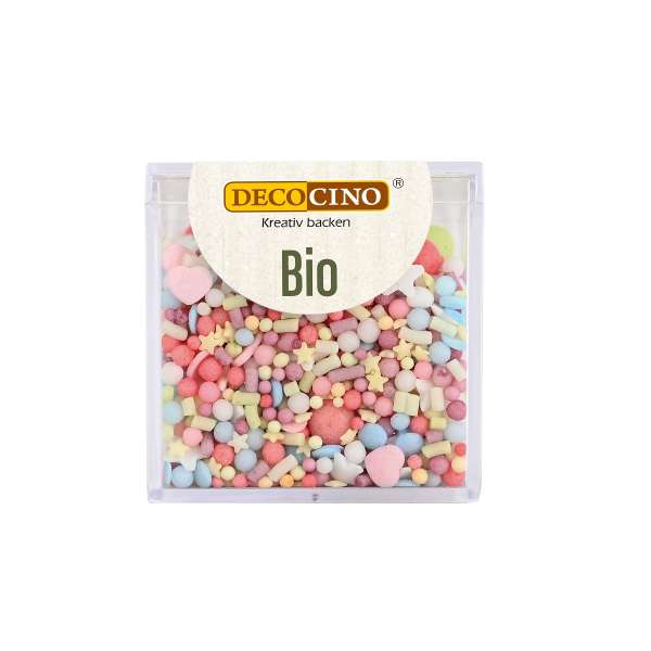 Posypka cukrowa kolorowe party mix BIO 60 g - DEKOBACK