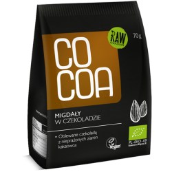 BIO Migdały w ciemnej czekoladzie CoCoa 70 g