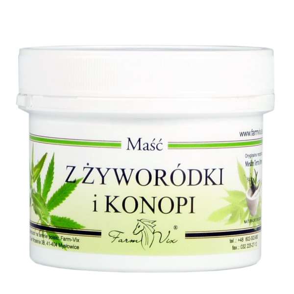 FarmVix Maść z żyworódki i konopi 150 ml