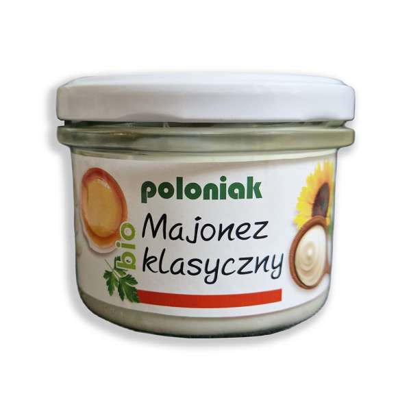 MAJONEZ KLASYCZNY BIO 200 ml - POLONIAK