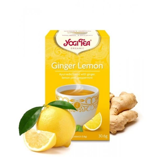 Ekologiczna herbata YOGI TEA® Ginger lemon- imbir i cytryna