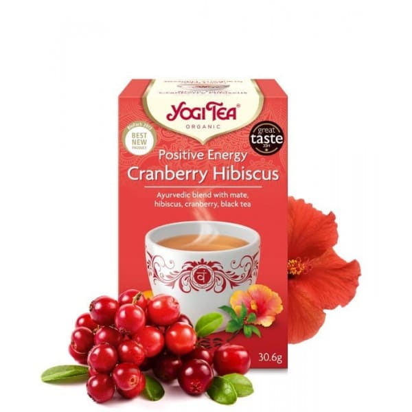 Ekologiczna herbata YOGI TEA® Positive Energy Cranberry Hibiscus