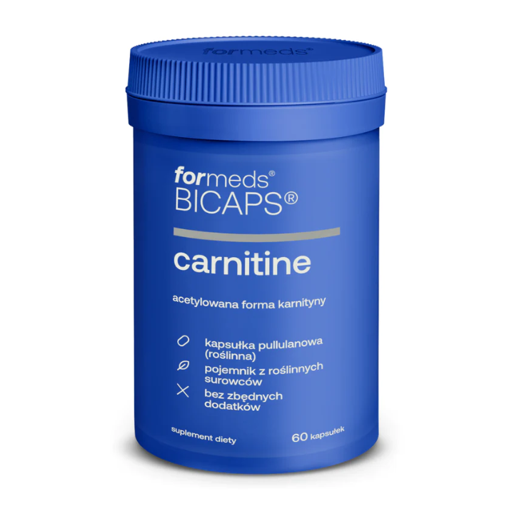 BICAPS® CARNITINE L-karnityna 60 kapsułek Formeds suplement diety