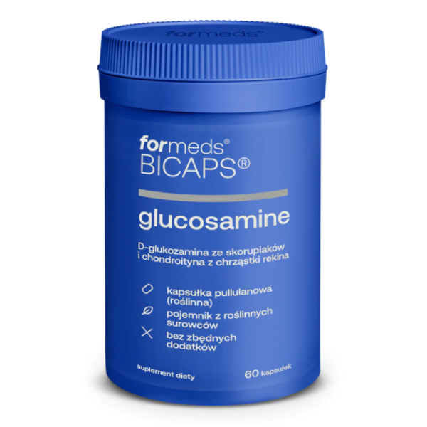 BICAPS® GLUCOSAMINE (glukozamina) 60 kapsułek Formeds suplement diety