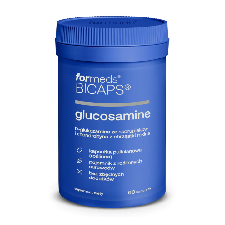 BICAPS® GLUCOSAMINE (glukozamina) 60 kapsułek Formeds suplement diety