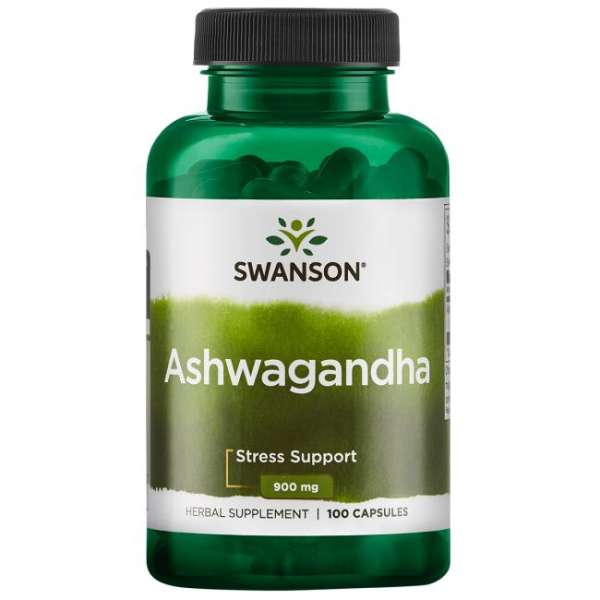 Ashwagandha 450 mg, 100 kapsułek suplement diety SWANSON