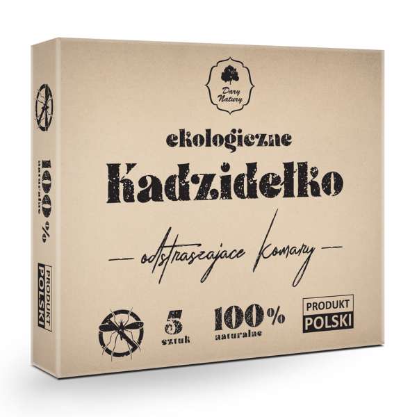 KADZIDEŁKO ODSTRASZAJĄCE KOMARY EKO (5 szt) - DARY NATURY (PRODUKT SEZONOWY)