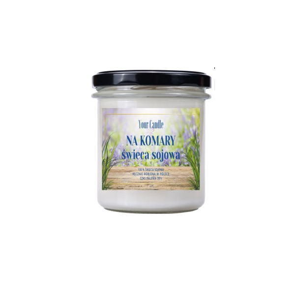 ŚWIECA SOJOWA NA KOMARY 150 ml - YOUR CANDLE (PRODUKT SEZONOWY)