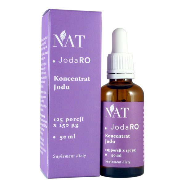 NAT JodaRO koncentrat jodu 150 mcg 50 ml (125 porcji) suplement diety