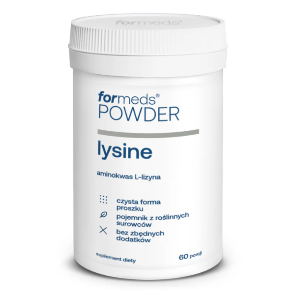 Powder LYSINE lizyna w proszku Formeds 60 porcji suplement diety