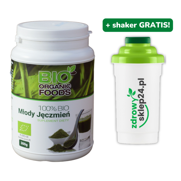 BIO Młody Jęczmień BIO Organic Foods suplement diety 300 g