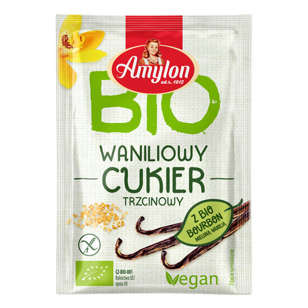 BIO cukier waniliowy z wanilią bourbon Amylon 20 g