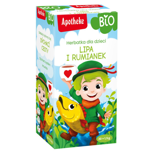 BIO Herbatka dla Dzieci lipa i rumianek 20x1,5 g Apotheke 30 g