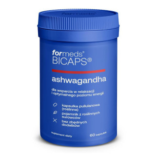 ASHWAGANDHA (ekstrakt z korzenia) 60 kapsułek BICAPS® Formeds suplement diety