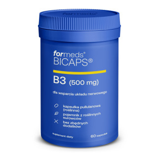BICAPS® B3 (witamina B3) 60 kapsułek Formeds suplement diety