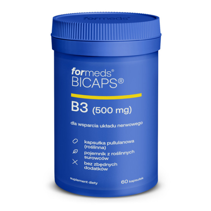 BICAPS® B3 (witamina B3) 60 kapsułek Formeds suplement diety