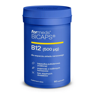 BICAPS B12 (witamina B12) 60 kapsułek Formeds suplement diety