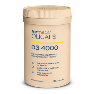 Witamina D3 4000 IU 120 kapsułek OLICAPS suplement diety - Formeds