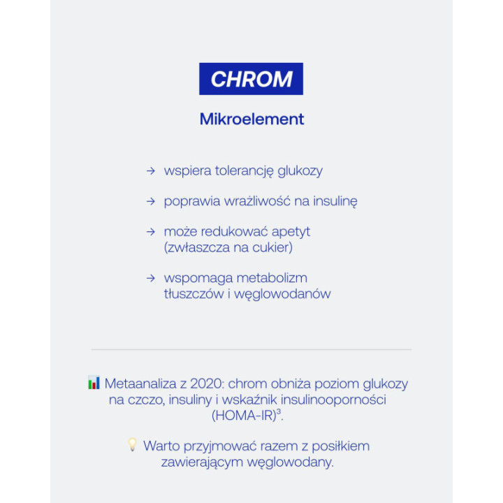 CHROM w proszku (chromium) 200 Formeds 60 porcji suplement diety