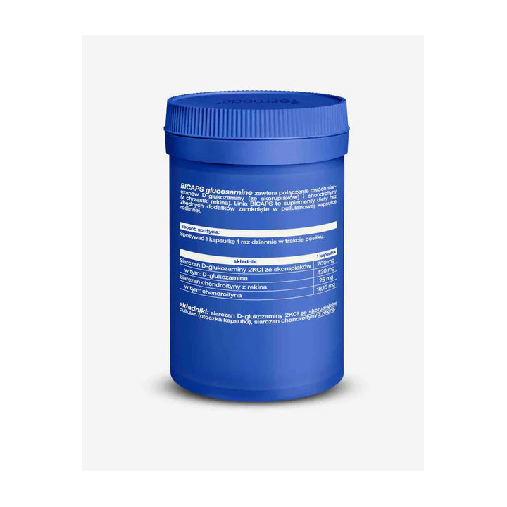 BICAPS® GLUCOSAMINE (glukozamina) 60 kapsułek Formeds suplement diety