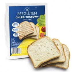 Chleb tostowy bezglutenowy BEZGLUTEN 300 g