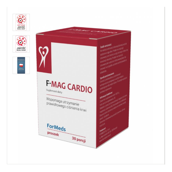 F-MAG CARDIO (magnez, potas witamina B6) 30 porcji FORMEDS