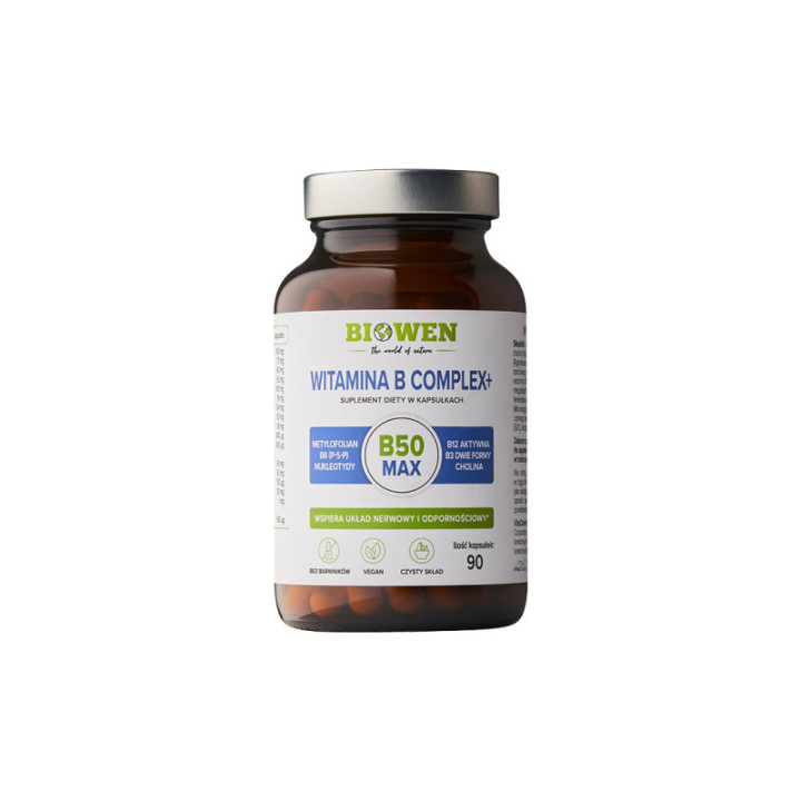 Witamina B Complex + Biowen suplement diety – 90 kapsułek