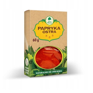 Papryka ostra Dary Natury przyprawa bez chemii 60 g