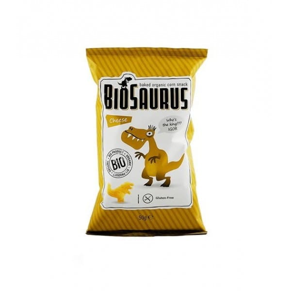 Chrupki kukurydziane serowe BIO Saurus 50 g