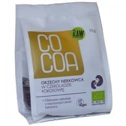 BIO orzechy nerkowca w czekoladzie kokosowej CoCoa 70 g